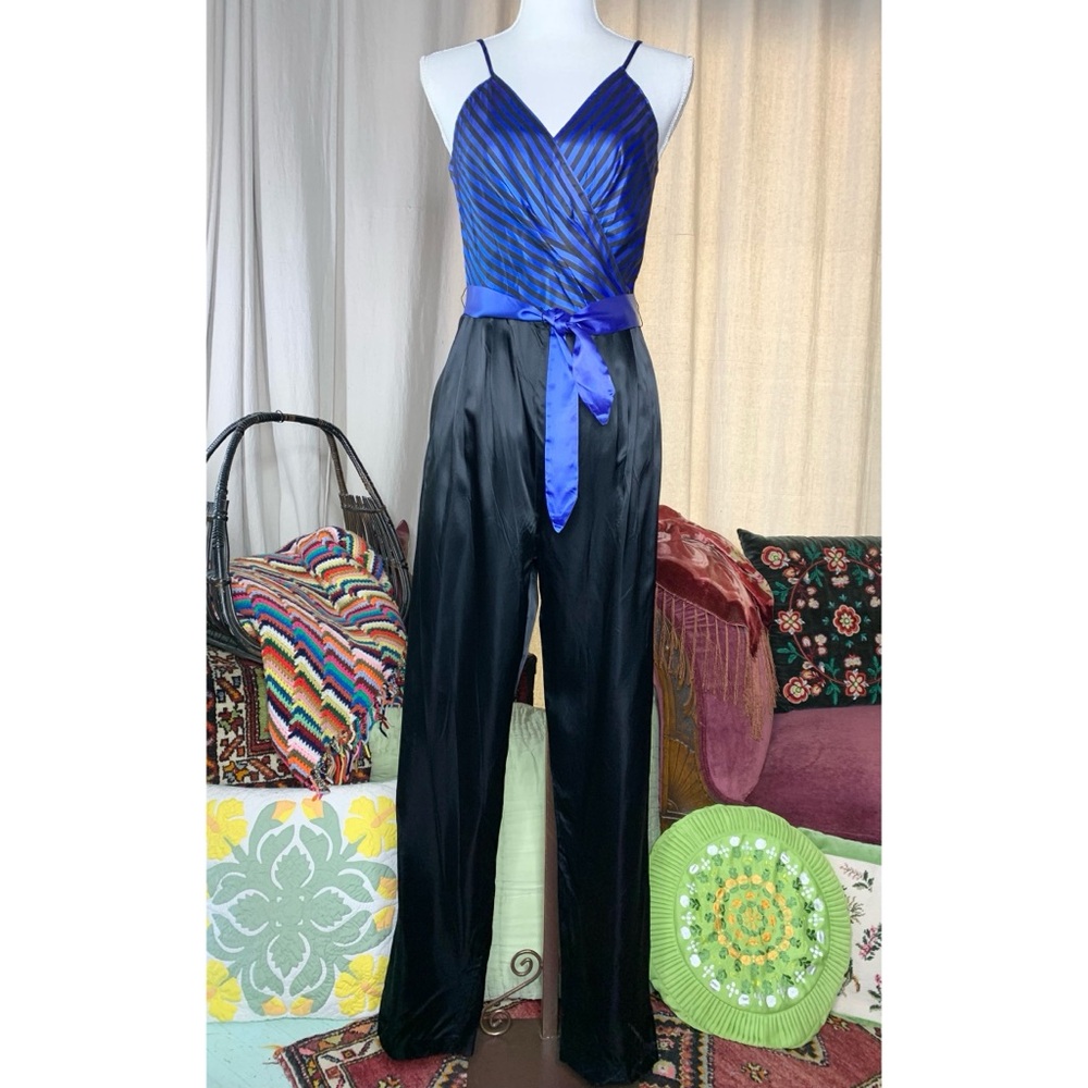80s Satin Jumpsuit